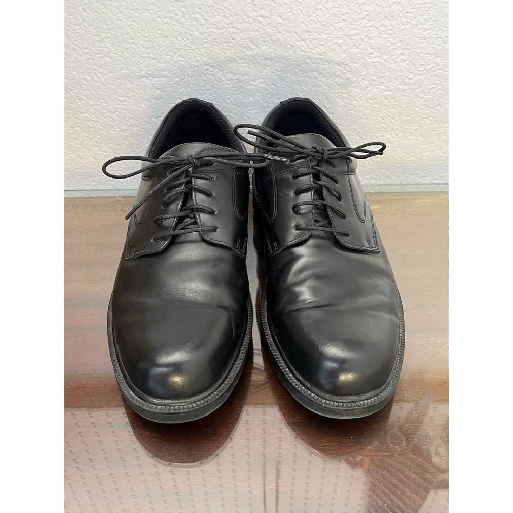 Deer Stags S.U.P.R.O SOCKS Light Men's Size 10.5M Black Leather Oxfords Shoes